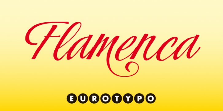 Flamenca font preview