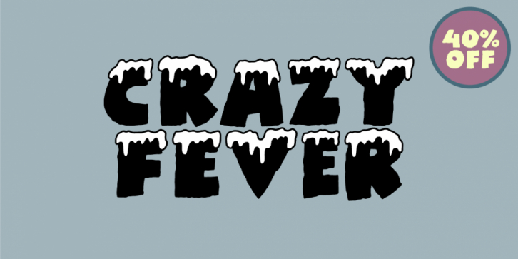 Crazy Fever font preview