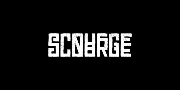 Scourge font preview