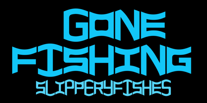 SlipperyFishes font preview