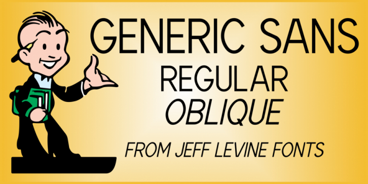 Generic Sans JNL font preview