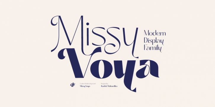 Missy Voya font preview