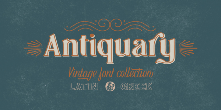 Antiquary font preview