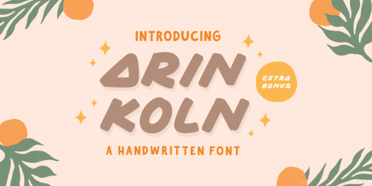 Arin Koln font preview