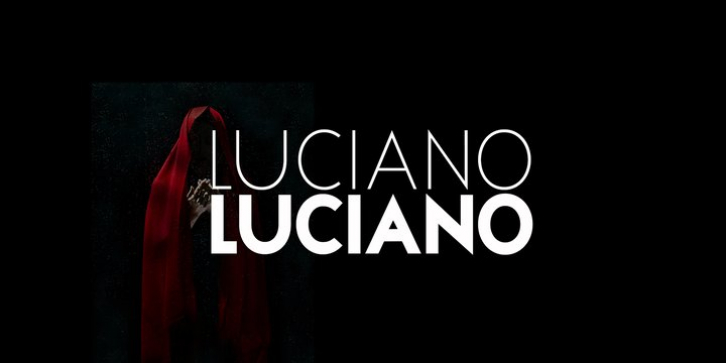 Luciano Display font preview