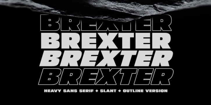 Brexter font preview