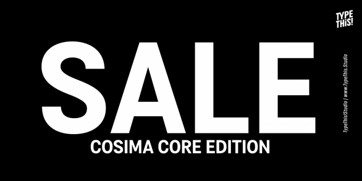 Cosima Core font preview
