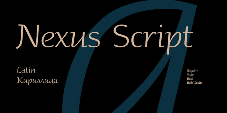 Nexus Script font preview