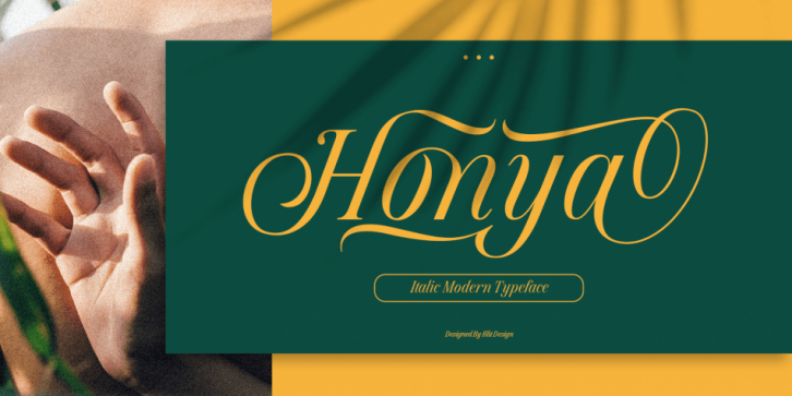 Honya Typeface font preview