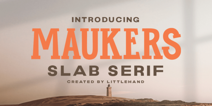 Maukers font preview