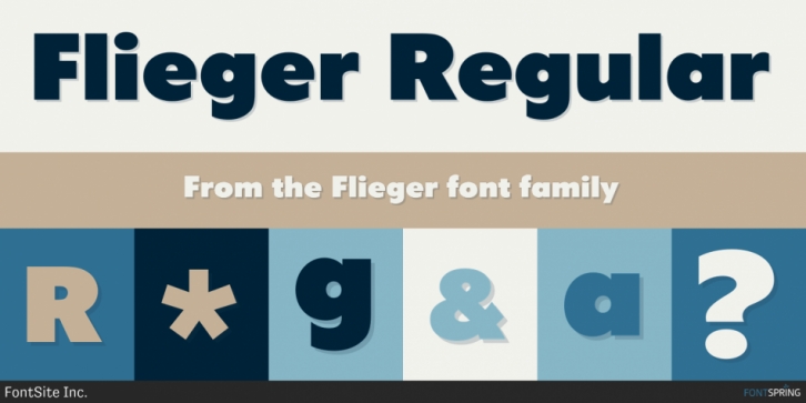 Flieger font preview