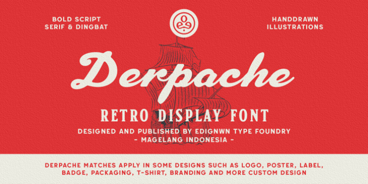 Derpache font preview