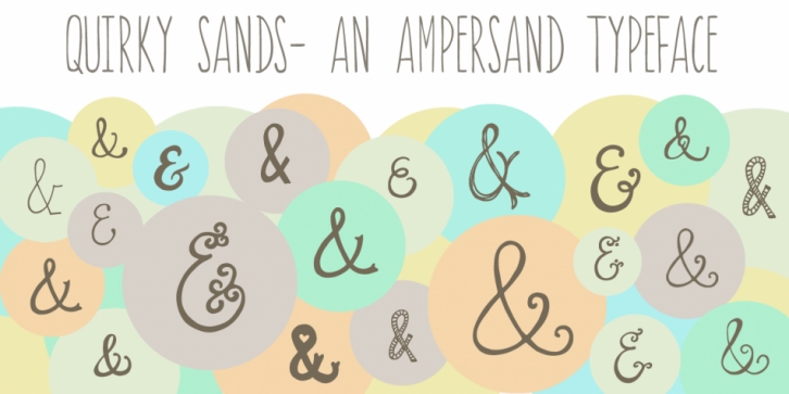 Quirky Sands font preview