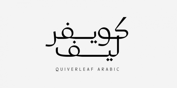 Quiverleaf Arabic CF font preview