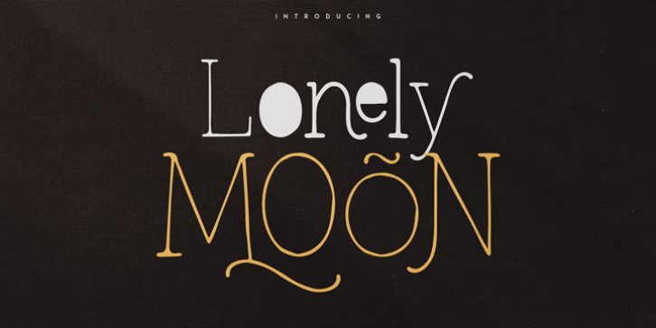Lonely Moon VP font preview