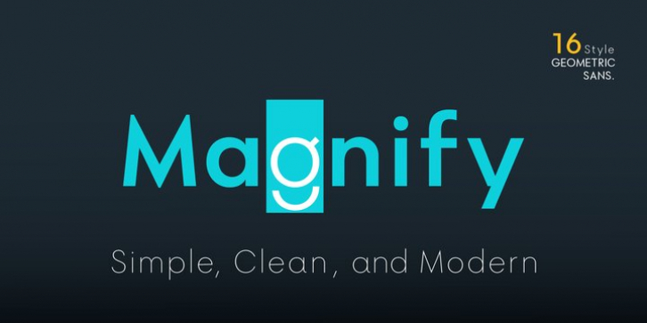 Magnify font preview