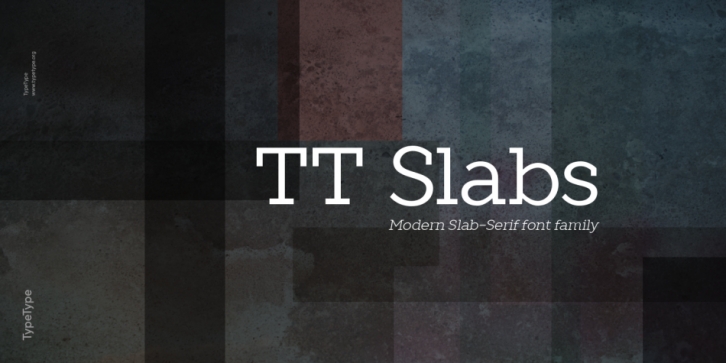 TT Slabs font preview