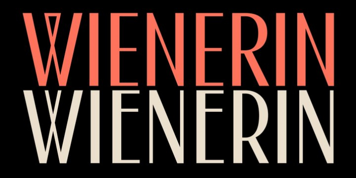 Wienerin font preview