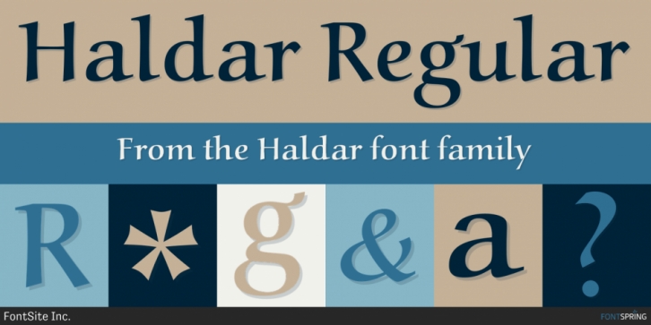 Haldar font preview