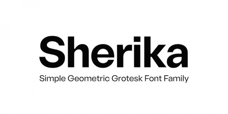Sherika font preview