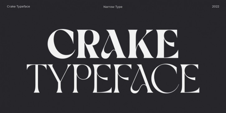 Crake font preview