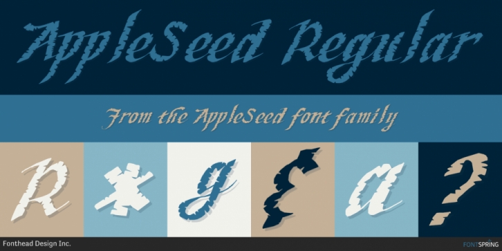 AppleSeed font preview