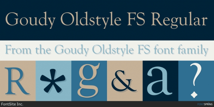Goudy Oldstyle FS font preview
