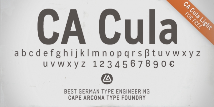 CA Cula font preview