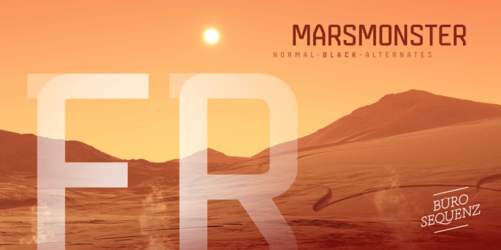 Marsmonster font preview