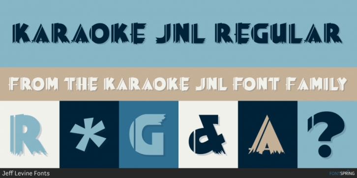 Karaoke JNL font preview