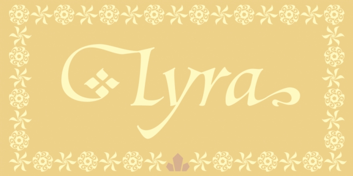 Lyra font preview