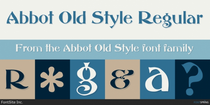 Abbot Old Style font preview