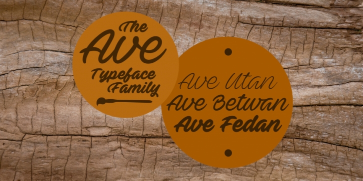 Ave font preview