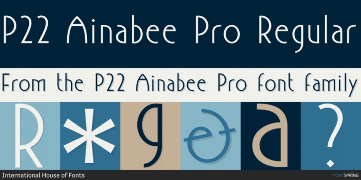 P22 Ainabee Pro font preview