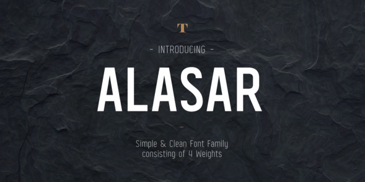 Alasar font preview