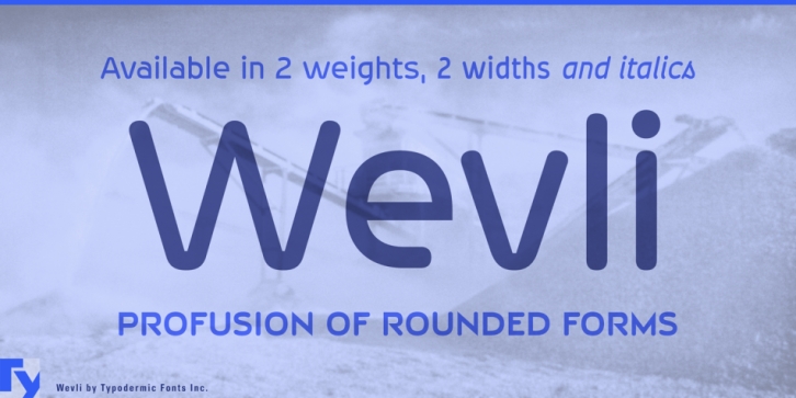 Wevli font preview