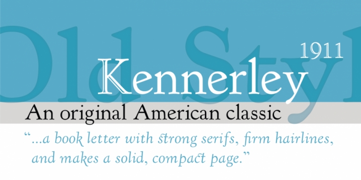 LTC Kennerley font preview