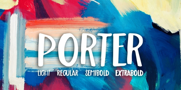 Porter font preview