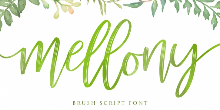 Mellony font preview
