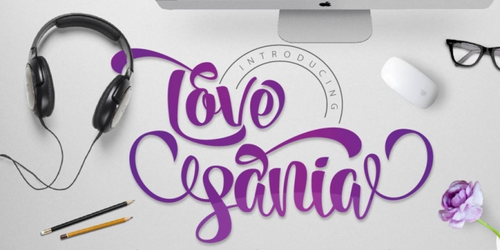 Love Sania font preview
