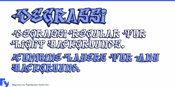 Degrassi font preview
