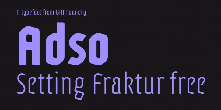 Adso font preview