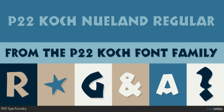P22 Koch font preview