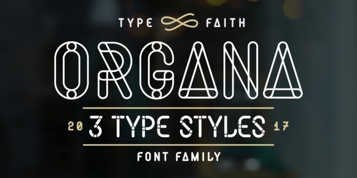 Organa font preview