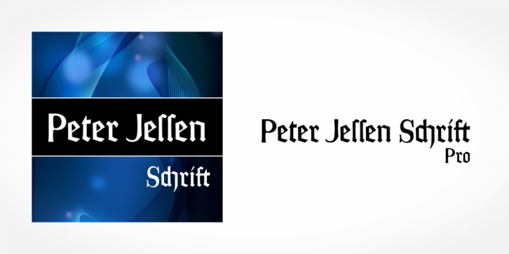 Peter Jessen Schrift Pro font preview