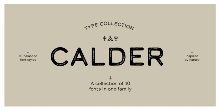 Calder font preview