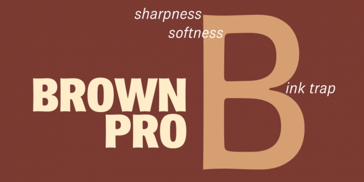 Brown Pro font preview