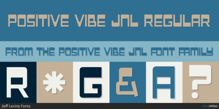 Positive Vibe JNL font preview