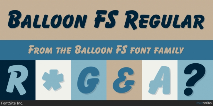 Balloon FS font preview