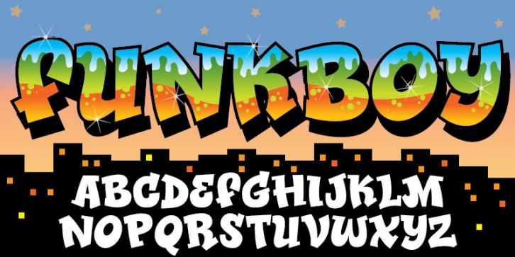 Funkboy font preview